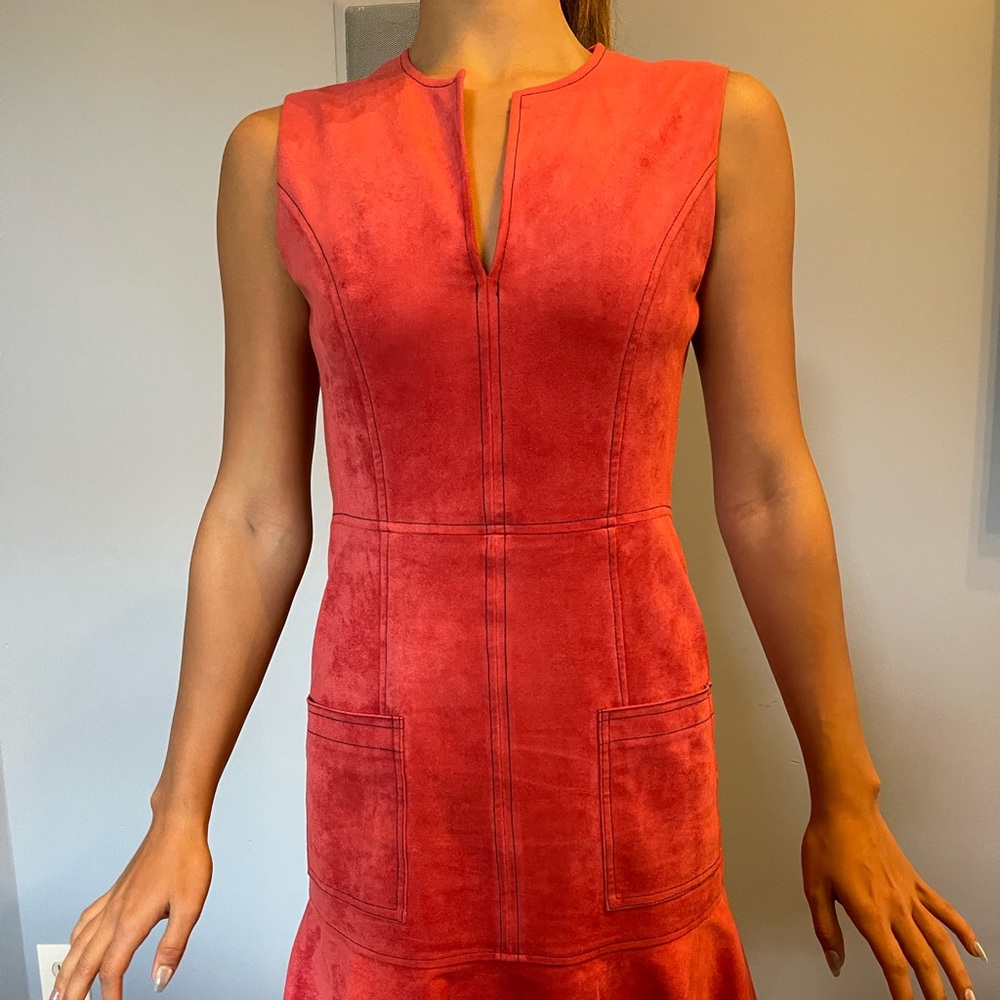 BCBG Suede Dress